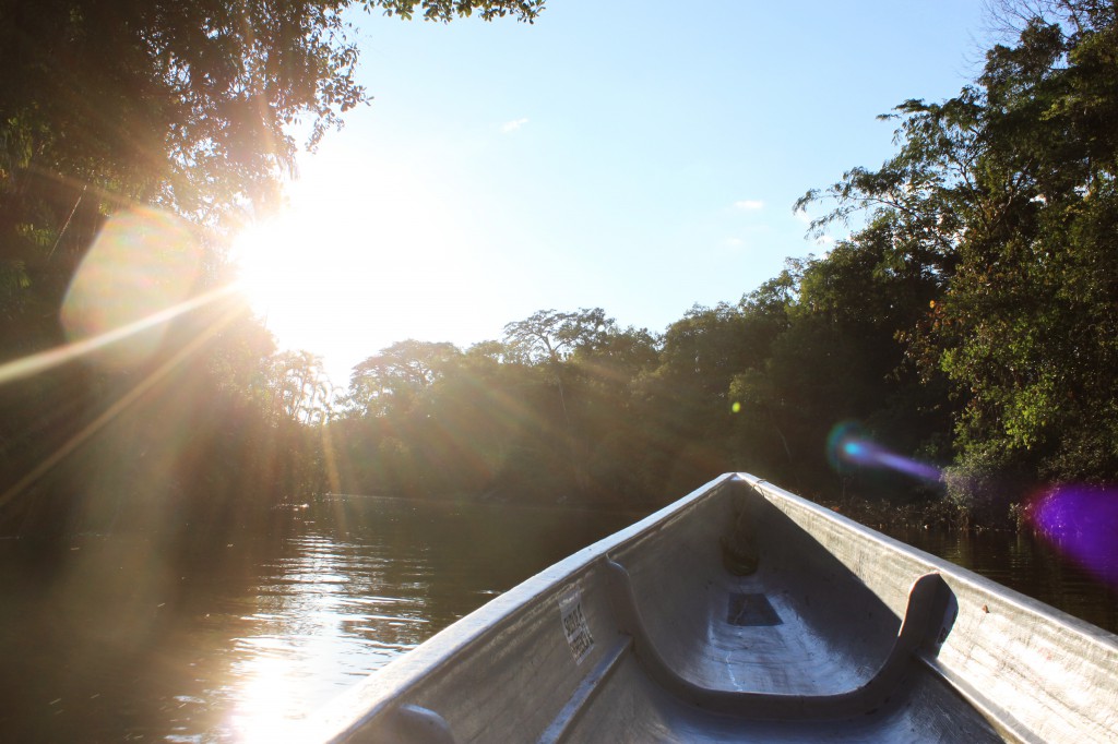 pirogue Cuyabeno rio